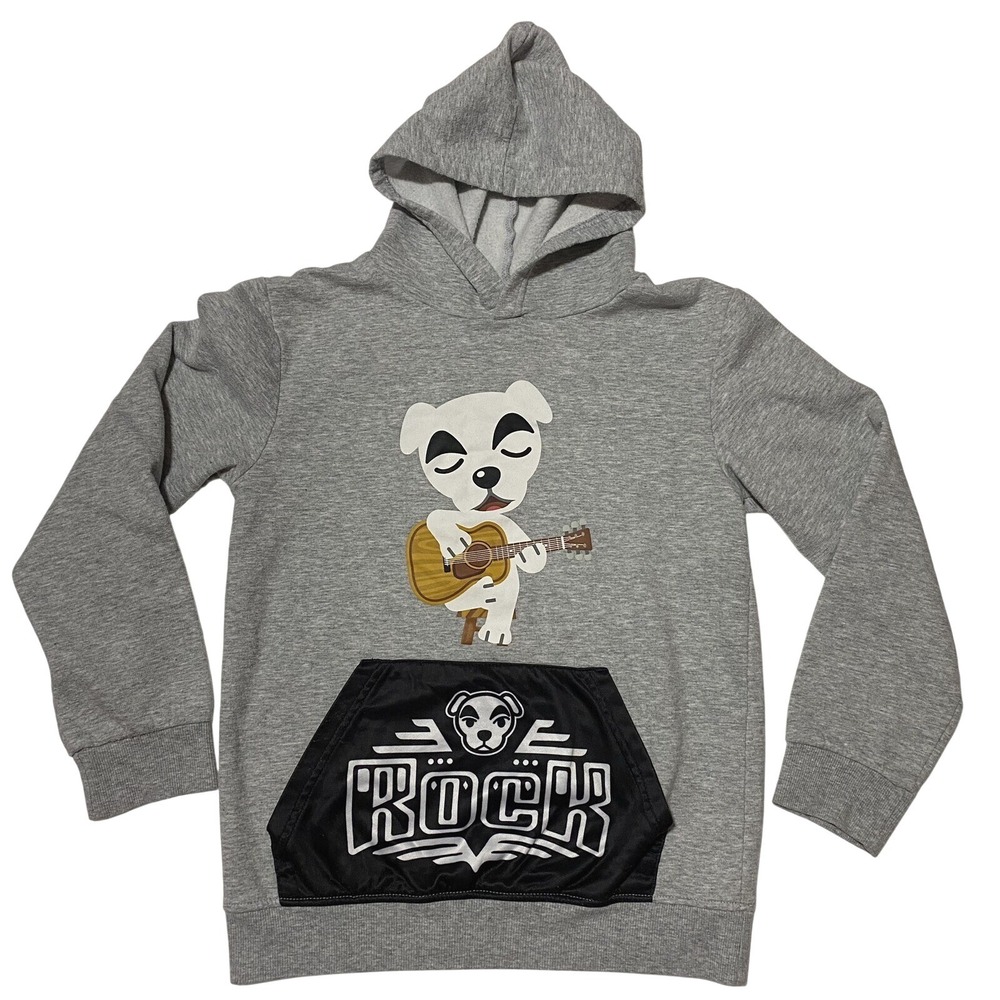 Animal Crossing K.K. Slider Nintendo Hoodie EUC Youth Size Large/Adult XS‎